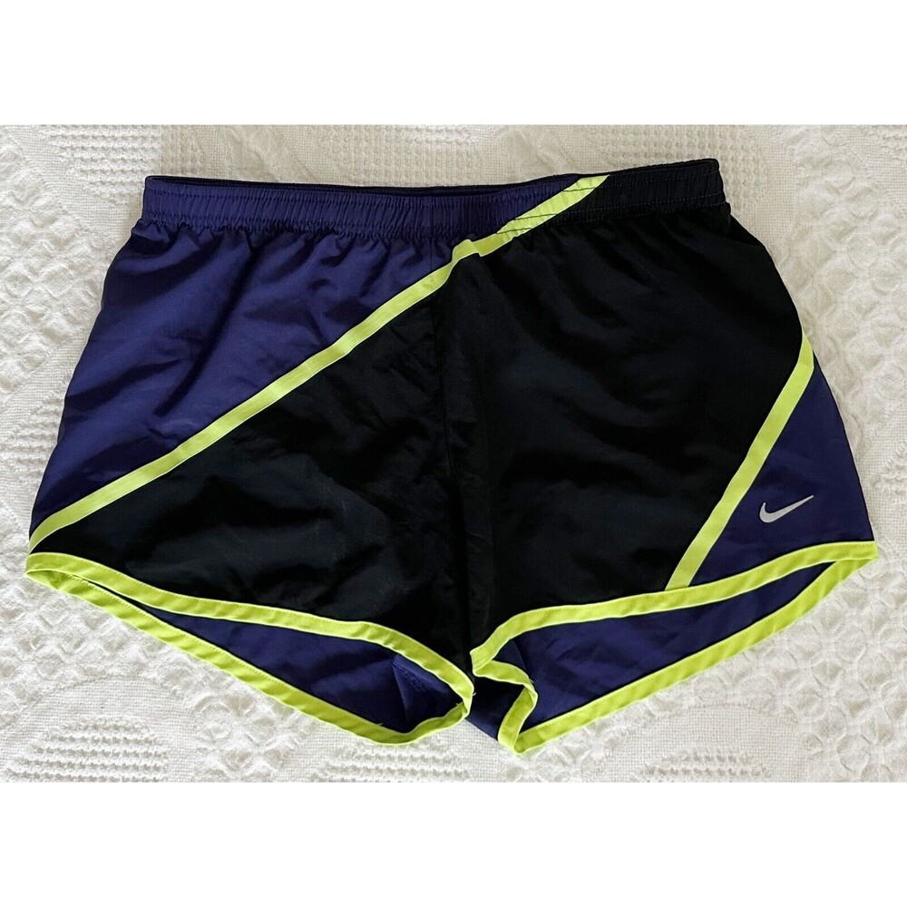 Nike Dri-FIT Purple Black Athletic Running Shorts Women’s Size Small